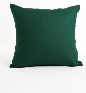 Bavlnená obliečka na vankúšik Renforcé 40 × 40 cm – Jasmine tmavozelená
