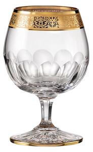 Bohemia Crystal Ručne brúsené poháre na brandy Romantic 220ml (set po 2ks)