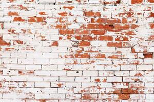 DIMEX | Vliesové fototapety na stenu Omietnutý tehlový múr MS-5-2680 | 375 x 250 cm | červená, biela