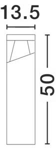 Vonkajšie LED lampa Lock – Sivá