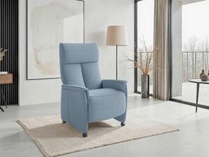 RELAXAČNÉ KRESLO, textil, svetlomodrá Sit & More - Online Only obývacie izby, Online Only