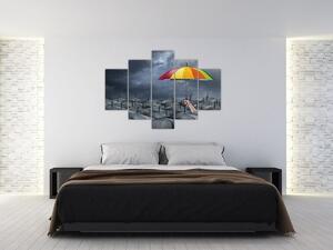 Obraz - Dáždniky (150x105 cm)