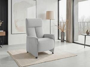 RELAXAČNÉ KRESLO, textil, strieborná Sit & More - Online Only obývacie izby, Online Only