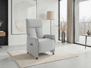 RELAXAČNÉ KRESLO, textil, strieborná Sit & More - Online Only obývacie izby, Online Only