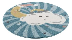 Dekorstudio ANIME okrúhly detský koberec - mesiačik 9380 Priemer koberca: 120cm