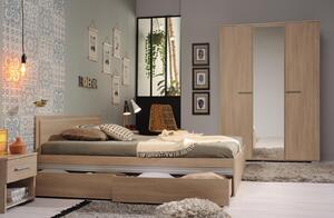 Manželská posteľ s priestorom Ekko simple