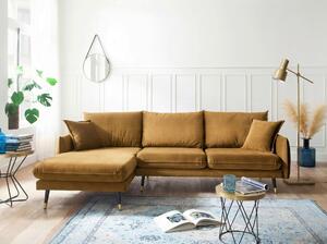 ROHOVÁ SEDAČKA, textil, horčicovožltá MID.YOU - Online Only obývacie izby, Online Only