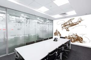 Samolepiaca vliesová fototapeta Staré vozidlá 375 x 250 cm