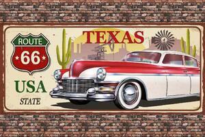 DIMEX | Vliesové fototapety na stenu Texas Vintage MS-5-2071 | 375 x 250 cm | zelená, červená, žltá