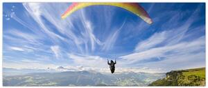 Obraz - Paragliding (120x50 cm)