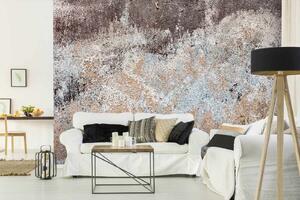 Samolepiaca vliesová fototapeta Betónový múr s trhlinami 375 x 250 cm
