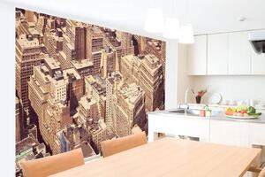 Samolepiaca vliesová fototapeta Obytné budovy v NY 375 x 250 cm