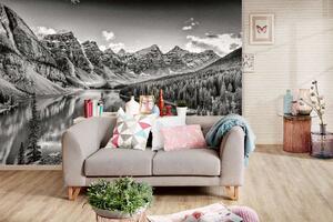 Samolepiaca vliesová fototapeta Jazero Rocky Mountains 375 x 250 cm