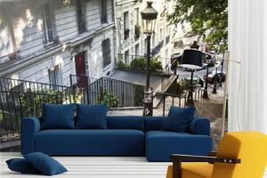 Samolepiaca vliesová fototapeta Schody na Montmartre 375 x 250 cm