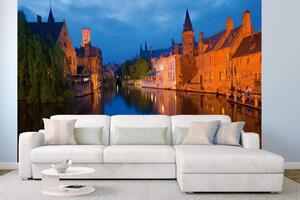Samolepiaca vliesová fototapeta Krásna tehlová architektúra 375 x 250 cm