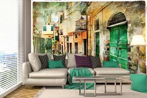 Samolepiaca vliesová fototapeta Staré ulice Taliansko 375 x 250 cm