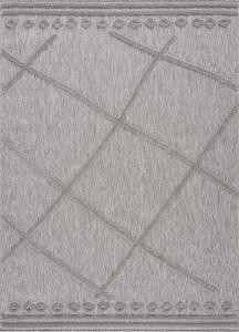 Dekorstudio Koberec na terasu SANTORINI - Square 58578 sivý Rozmer koberca: 80x150cm