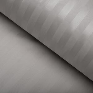 Damašek Atlas Grádl hnedosivý - pásiky 2 cm DM-019 - metráž šírka 150 cm