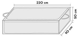 German Ochranný poťah na vankúš na záhradný nábytok / 220 x 90 x 50 cm / polyester