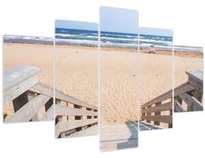 Obraz - Pláž (150x105 cm)