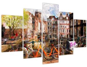Obraz - Amsterdam (150x105 cm)