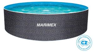 Skladací bazén s oceľovými stenami Orlando Pool 3,05 x 0,91 m RATTAN so skimmerom