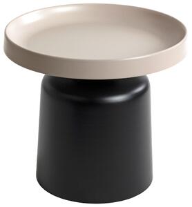PRÍRUČNÝ STOLÍK, čierna, svetlosivá - Stolíky do obývačky, Online Only