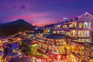 DIMEX | Vliesové fototapety na stenu Jioufen, Taiwan MS-5-0999 | 375 x 250 cm | vicefarebná