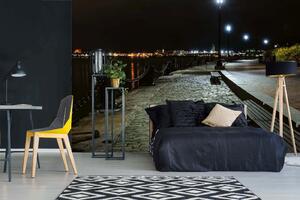 Samolepiaca vliesová fototapeta Harborwalk v Bostone 375 x 250 cm