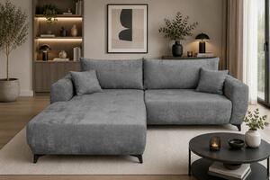 ROHOVÁ SEDAČKA, textil, sivá P & B - Sedačky, Online Only
