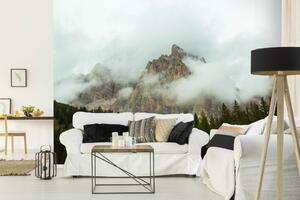 Samolepiaca vliesová fototapeta Hmla v dolomitoch 375 x 250 cm