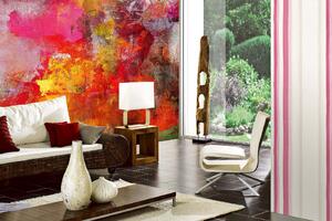 Samolepiaca vliesová fototapeta Abstraktná farebná textúra 375 x 250 cm