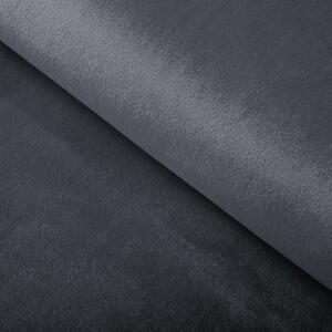 Zamatová látka Velvet Prémium SVP-004 Antracitovo sivá - šírka 280 cm