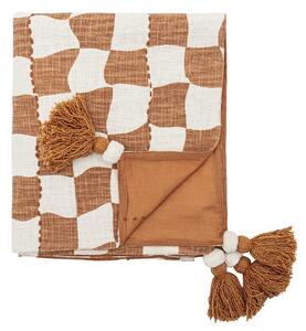 Bavlnený prehoz Chola Brown 130 × 150 cm
