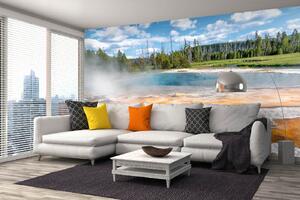 Samolepiaca vliesová fototapeta Veľký dúhový prameň 375 x 250 cm