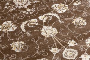 Moderný MEFE koberec 2312 Ornament, rám - Štrukturálny, dve vrstvy rúna tmavo-béžová