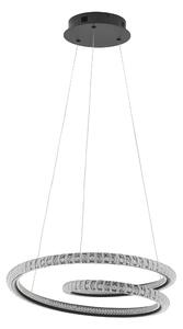 LED luster Ginevra 48 čierne