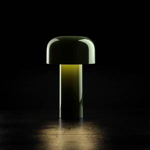 Stolová LED lampa Flos Bellhop s a akumulátorom, zelená, 21 cm,, Zelená, Obývacia izba / jedáleň, Plast, Dizajn, Stojacie svietidlo