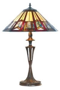 Stolová lampa Lillie v tiffany štýle