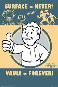 Plagát, Obraz - Fallout 4 - Vault Forever