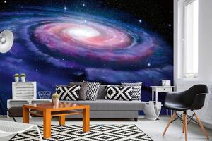 Samolepiaca vliesová fototapeta Špirálna galaxia 375 x 250 cm