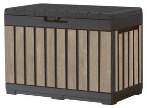 Záhradný úložný box KETER Kentwood 190 l – 57 x 82,3 x 45 cm – ashwood / jaseň