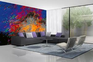 Samolepiaca vliesová fototapeta Abstraktný farebný vzor 375 x 250 cm