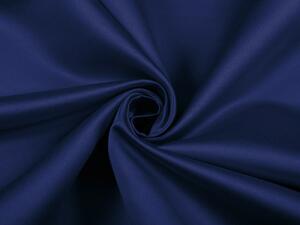 Látka polyesterový satén LUX-L039 Námornícka modrá - šírka 150 cm
