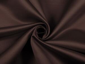 Biante Saténový behúň na stôl polyesterový Satén LUX-L042 Čokoládovo hnedý 45x180 cm