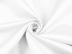 Biante Saténový oválny obrus polyesterový Satén LUX-L040 Biely 120x140 cm