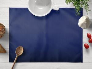 Biante Saténové prestieranie na stôl polyesterový Satén LUX-L039 Námornícka modrá 30x40 cm