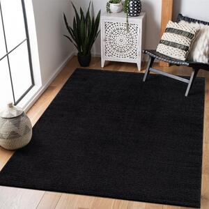 Dekorstudio Jednofarebný koberec FANCY 900 - čierny Rozmer koberca: 160x230cm