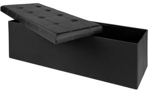 Úložný box čierny - 114 x 40 x 40 cm