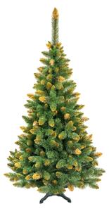 Premium Vianočný stromček umelý so zlatistým nástrekom - 180cm